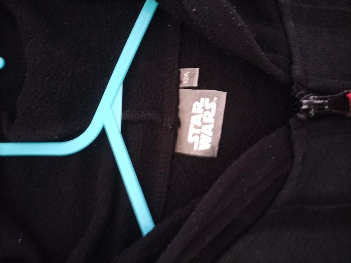 Gilet noir à capuche 12 ans Star Wars - photo numéro 2