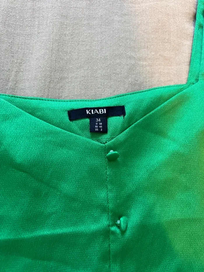 Top vert, Kiabi - photo numéro 2