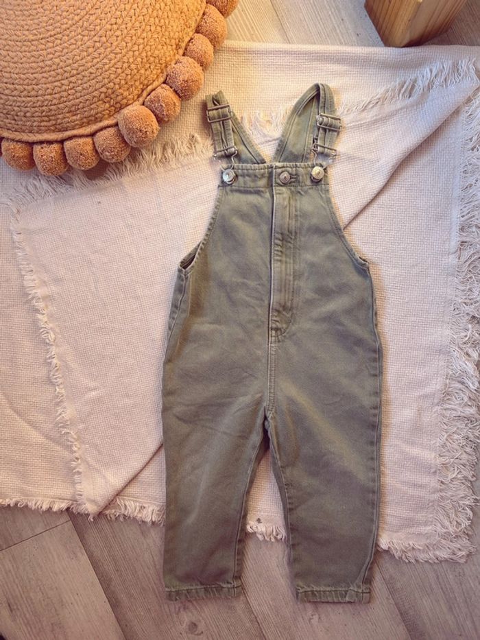 Salopette Zara denim kaki mixte unisexe 86