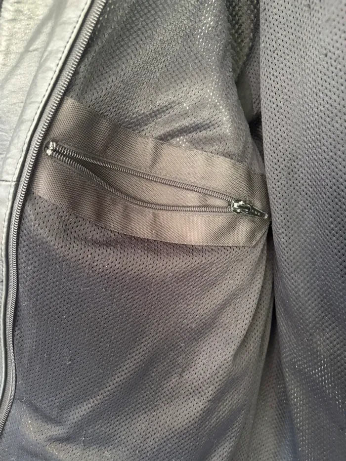 Veste en cuir de moto taille L Helstons - photo numéro 13