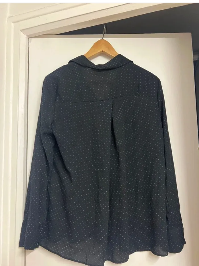 Chemisier à pois parisien chic - mango -- taille m - neuf - photo numéro 3