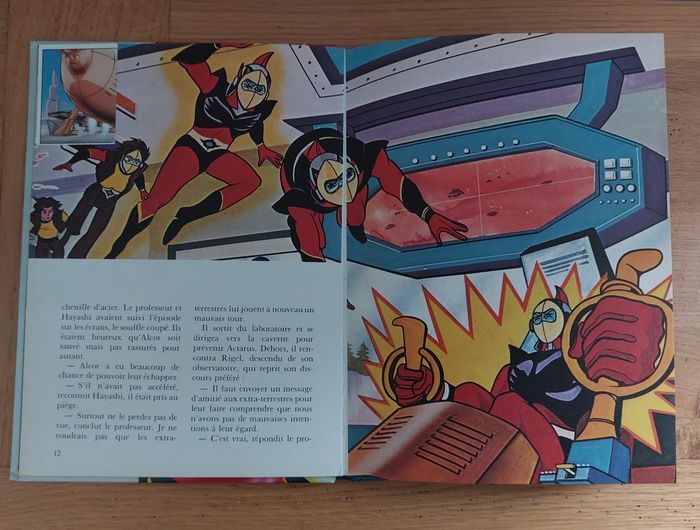 Goldorak - livre Vintage de 1978 Antenne 2 - photo numéro 5
