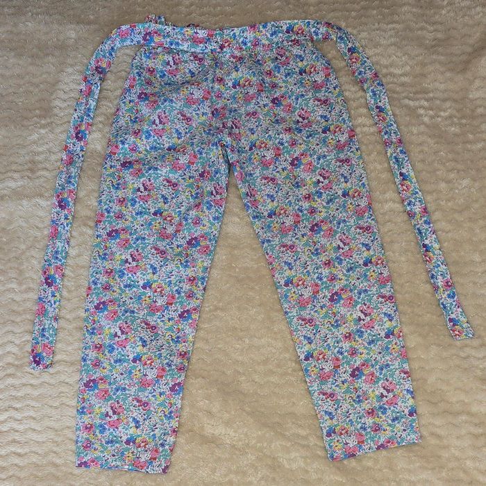 Pantalon en liberty "claire aude summer", créatrice "4 Pommes", 5 ans - photo numéro 2