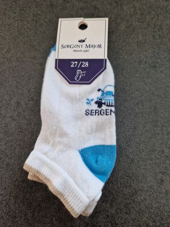 Chaussettes cérémonie garçon 27/28 Sergent Major