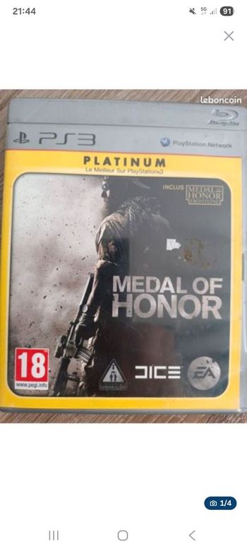 Medal of honor PlayStation 3