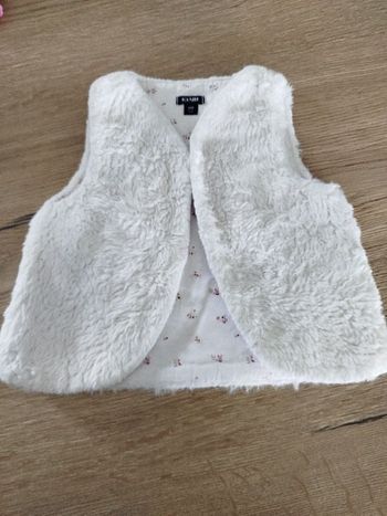 Gilet sans manche blanc