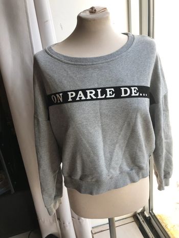 Sweat court on parle de vous taille 1