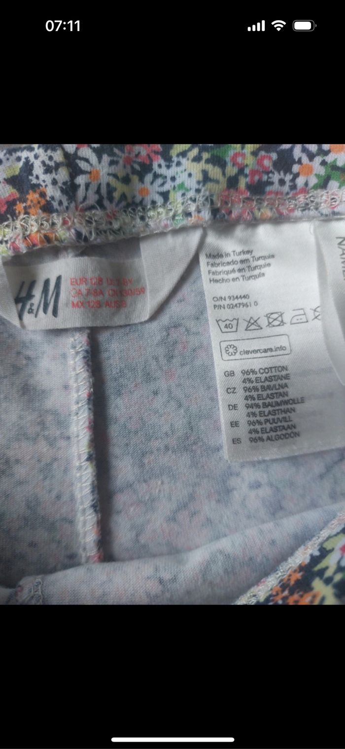 Leggings court H&M taille 8 ans - photo numéro 3