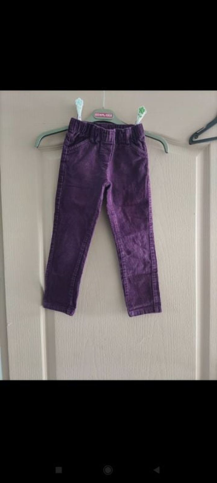 Pantalon velour