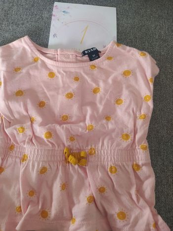 Lot 10 tee shirt fille 1 mois -séparable