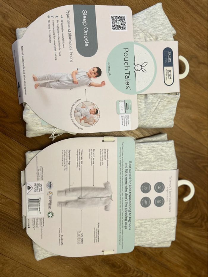 (New) Pack of 2 onesie sleep bag 6-12m - photo numéro 6