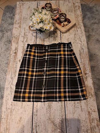 Mini jupe ecoliere à carreaux