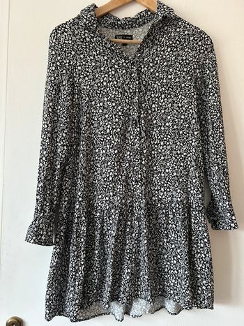 Superbe robe noire et blanche IKKS 12 ans