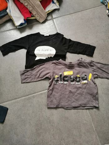 2 Tee-shirt 6 mois