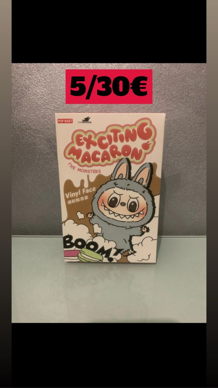 Labubu exciting macaron