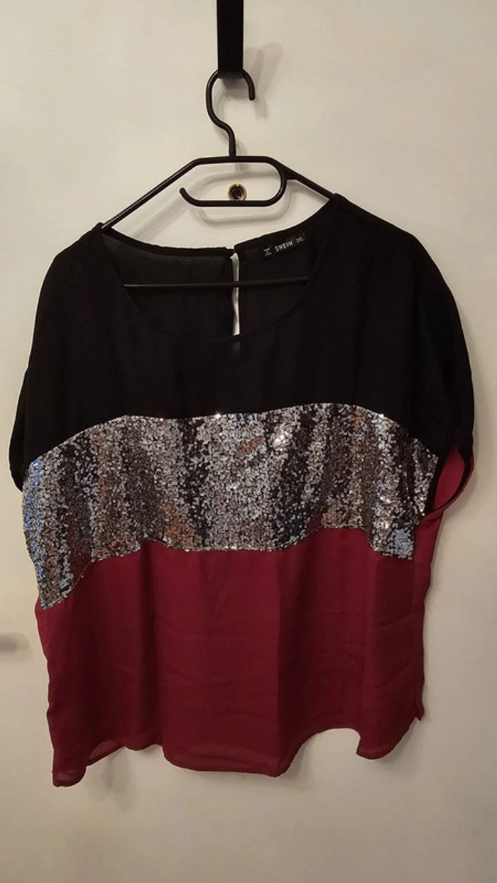 Blouse SHEIN femme bicolore 2XL