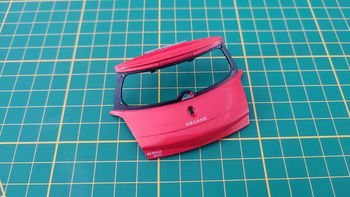 Coffre arrière pièce détachée miniature Burago Renault Megane Sport 1/18 1/18e 1/18ème #B52