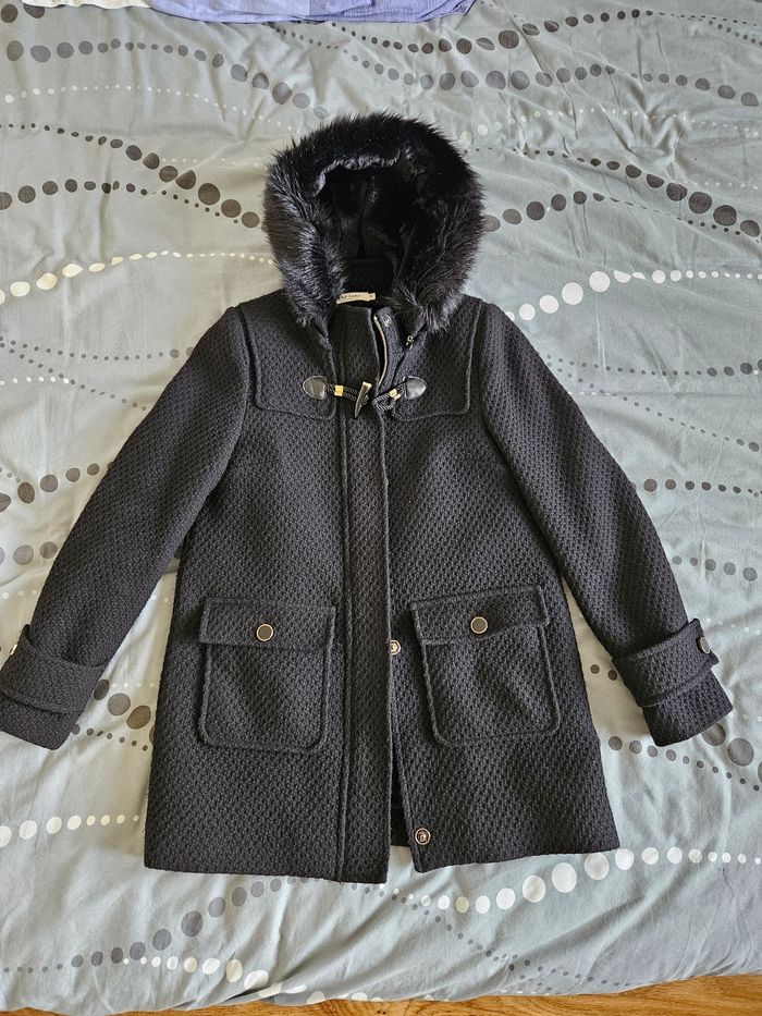 Manteau Nafnaf chic et chaud avec capuche en laine