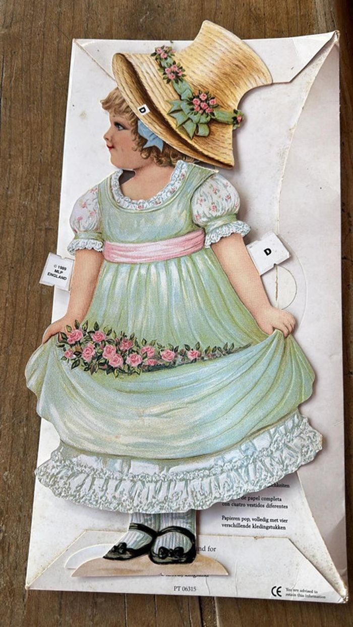 Poupée en carton Lady Anne Past Times - photo numéro 6
