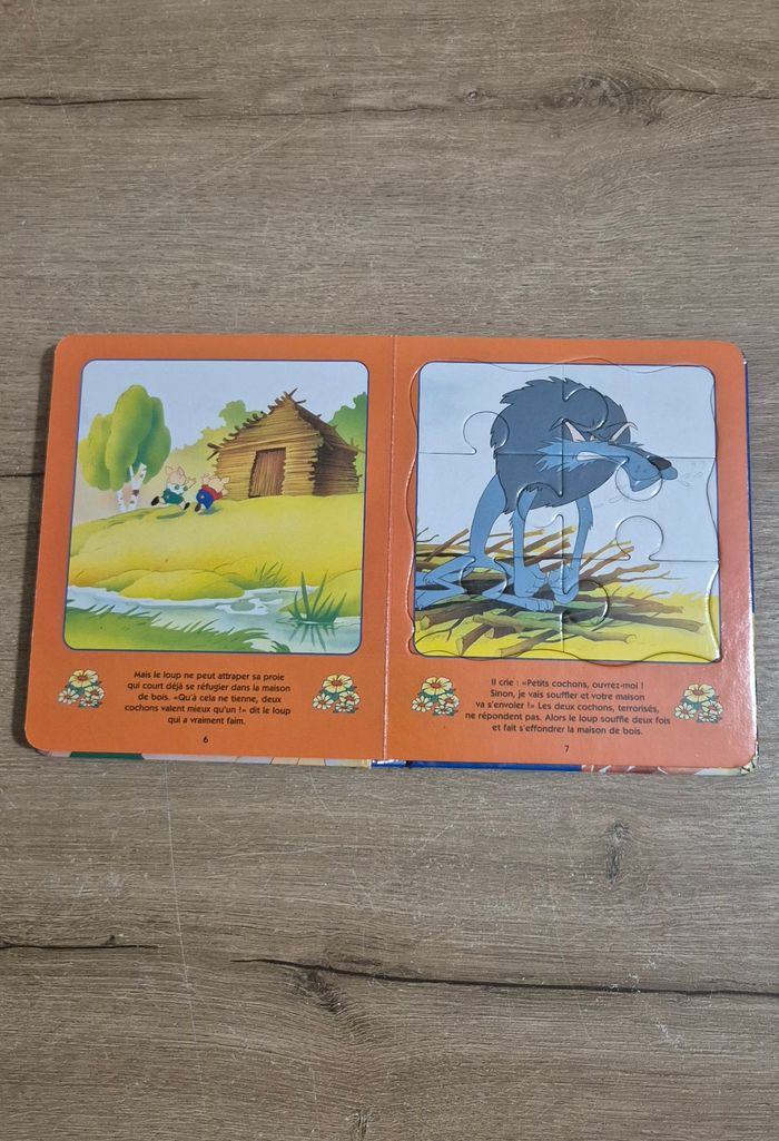 Livre puzzle Les 3 petits cochons - photo numéro 4