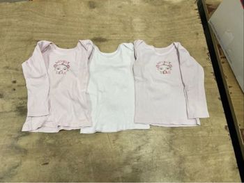 Lot 3 chemises de corps 2/3 ans