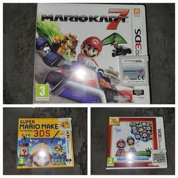 3 jeux 3ds excellent etat