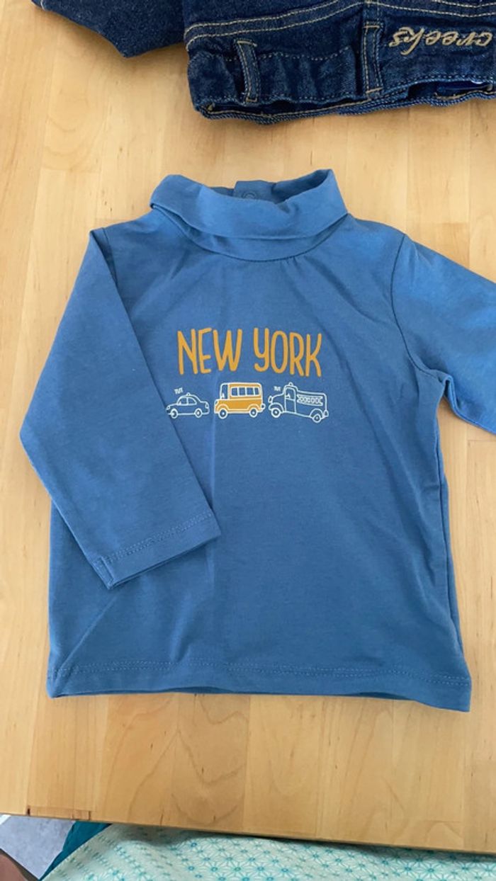 Tee shirt neuf 6 mois - photo numéro 2