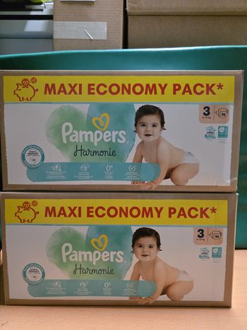 192 couches Pampers Harmonie T3