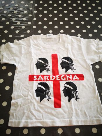 T-shirt manches courtes sardegne 3-4 ans