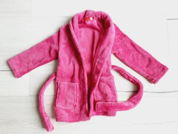 Vêtement fille peignoir rose Tissaia 3 ans