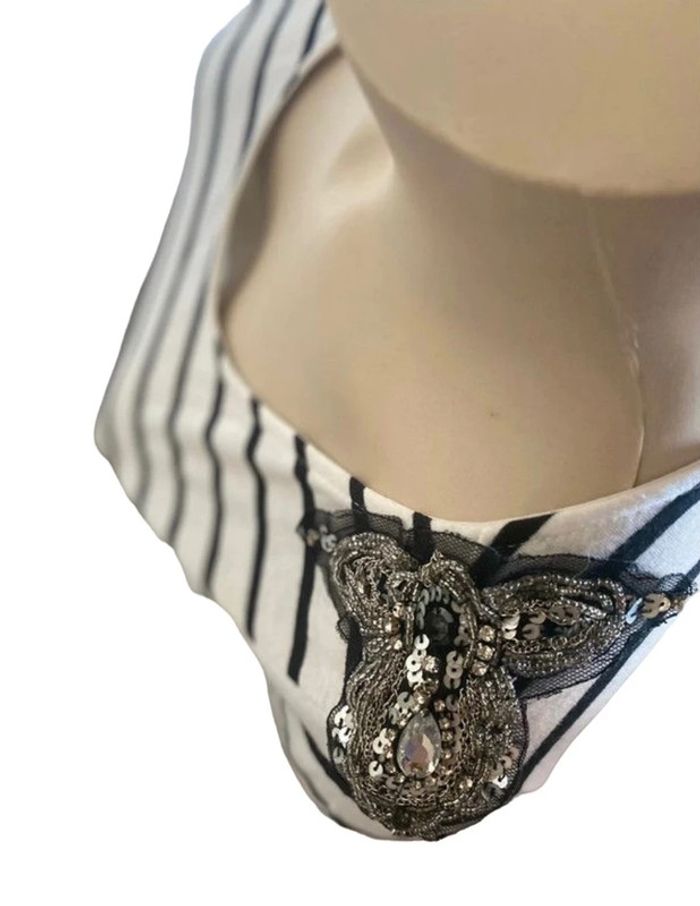 Robe 👗 légère et courte avec des perles - Taille Unique - photo numéro 3