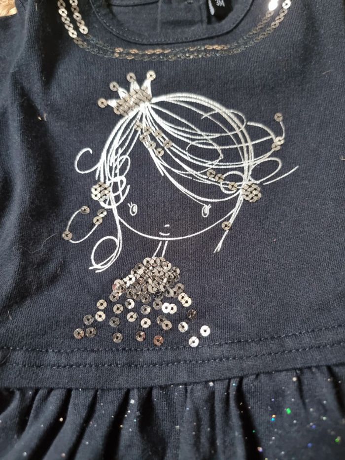 Robe bleu marine 3 mois - photo numéro 3