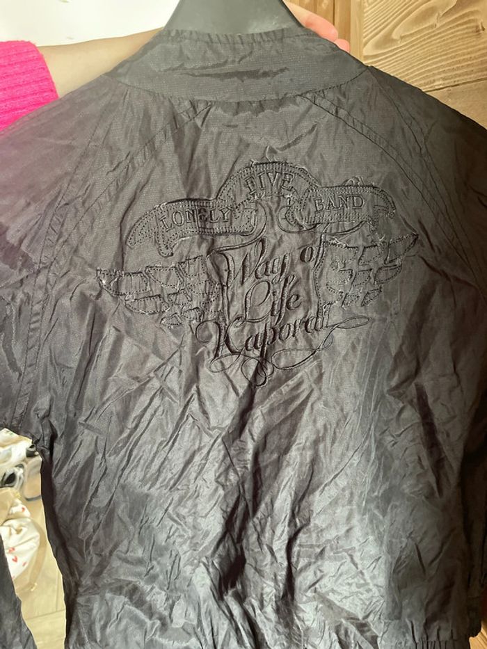 Veste kaporal noir imperméable - photo numéro 3