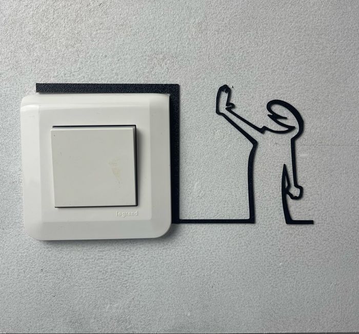 Déco Interrupteur La Ligne Stop