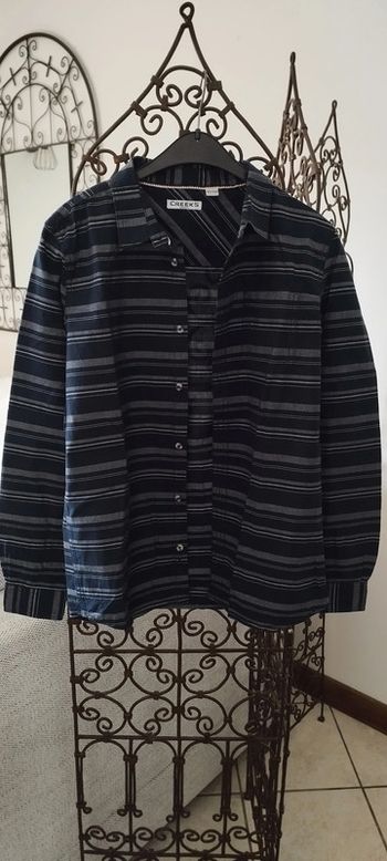 Chemise manches longues Creeks. Taille 16 ans. Neuve.