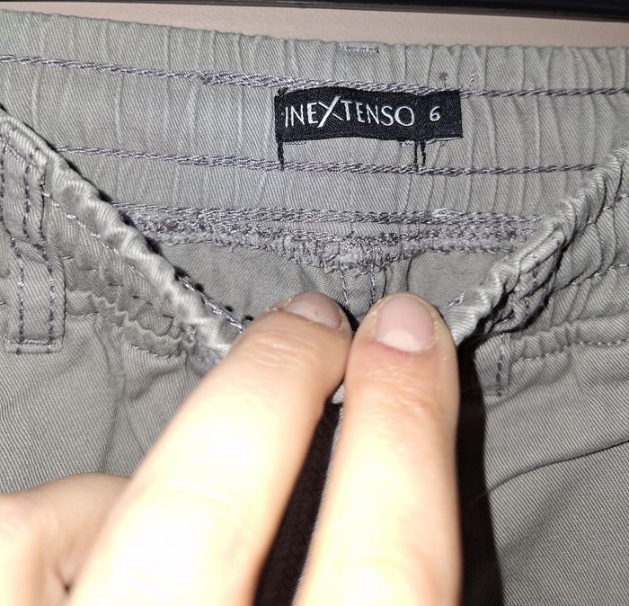 Pantalon gris avec cordon In Extenso 6 ans - photo numéro 2