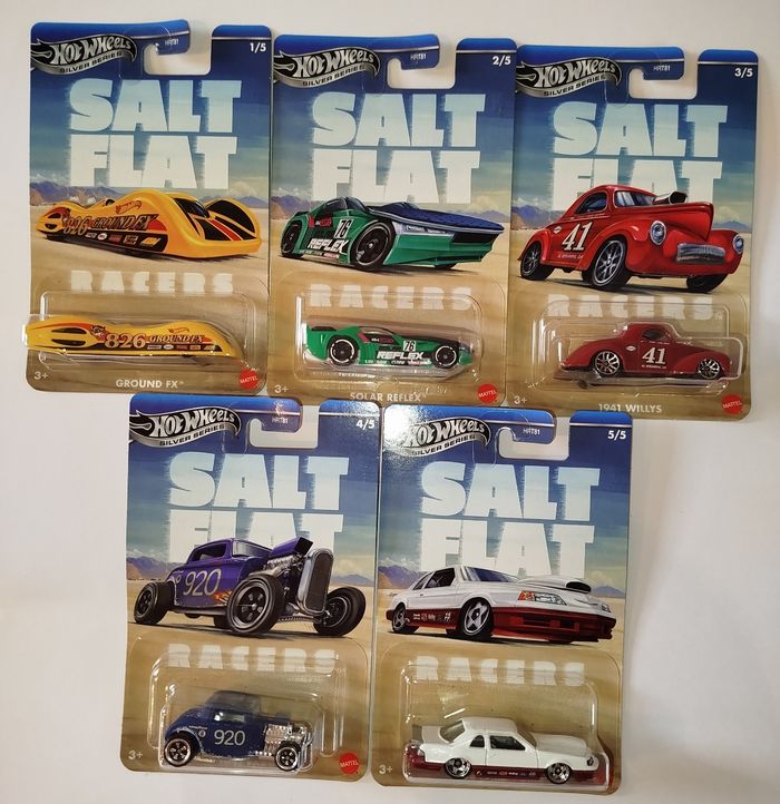 Hot Wheels Salt Flat 2025 Série Complête