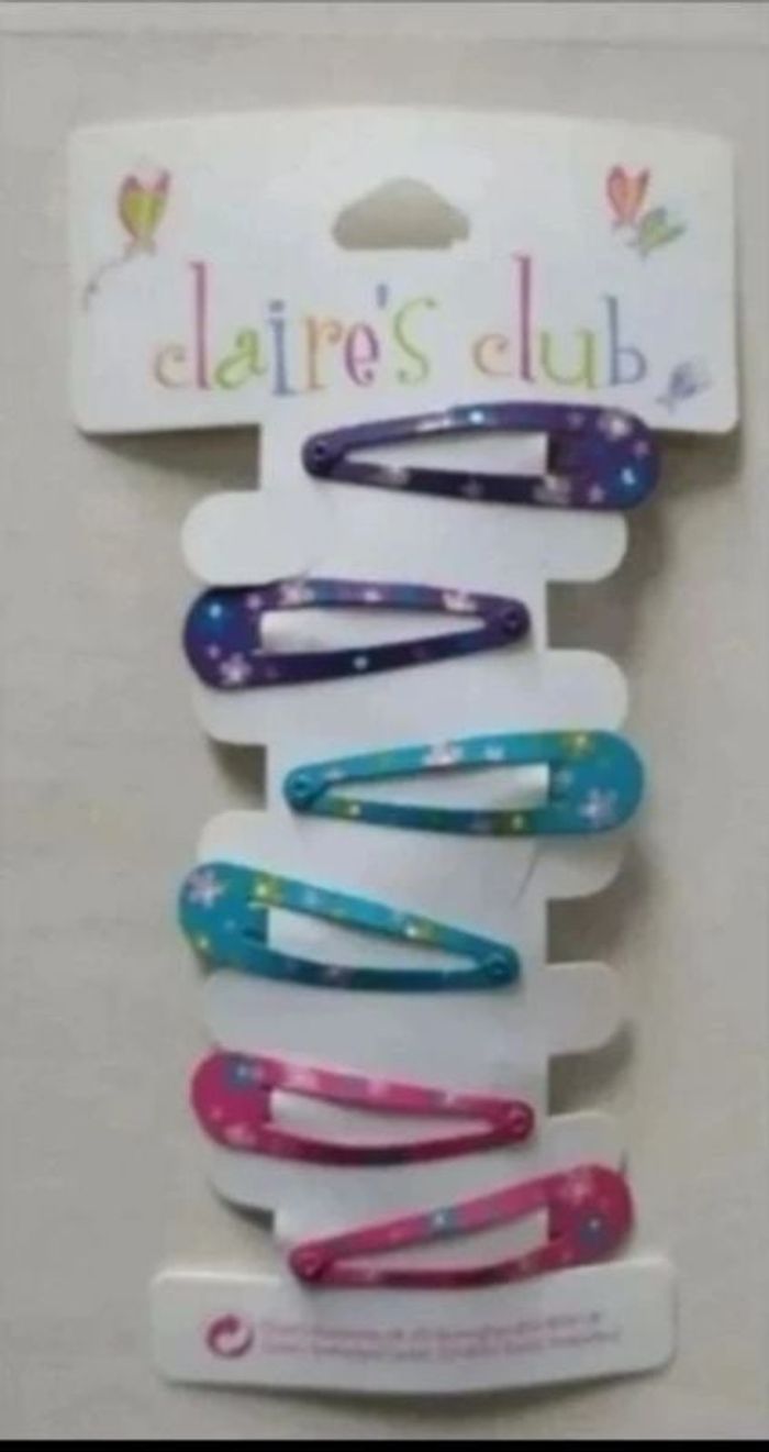 Lot de 6 barrettes