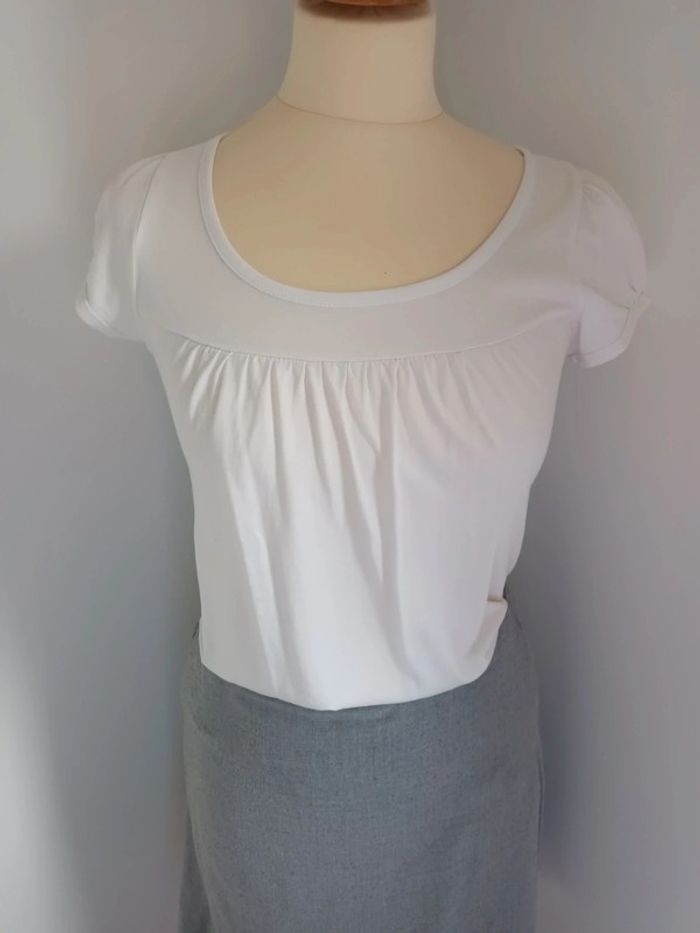T-shirt manches bouffantes