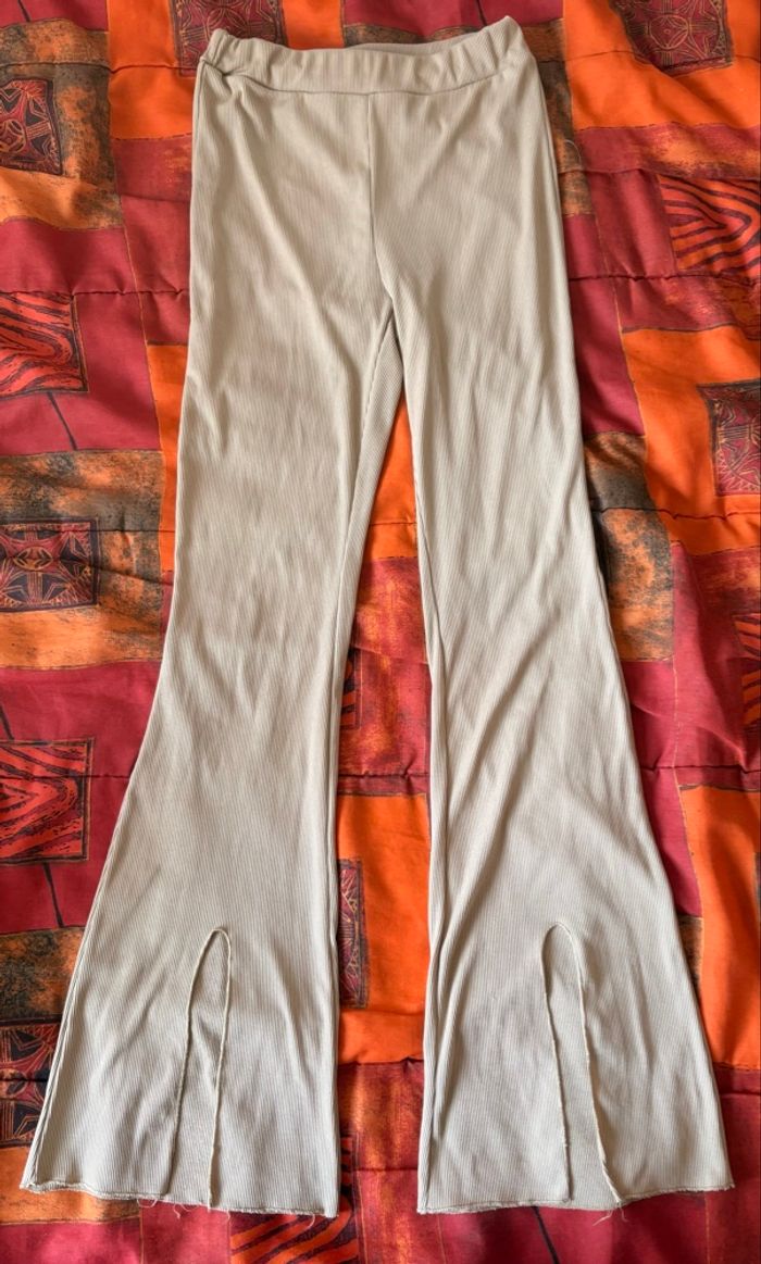 Pantalon beige - Taille S - photo numéro 3