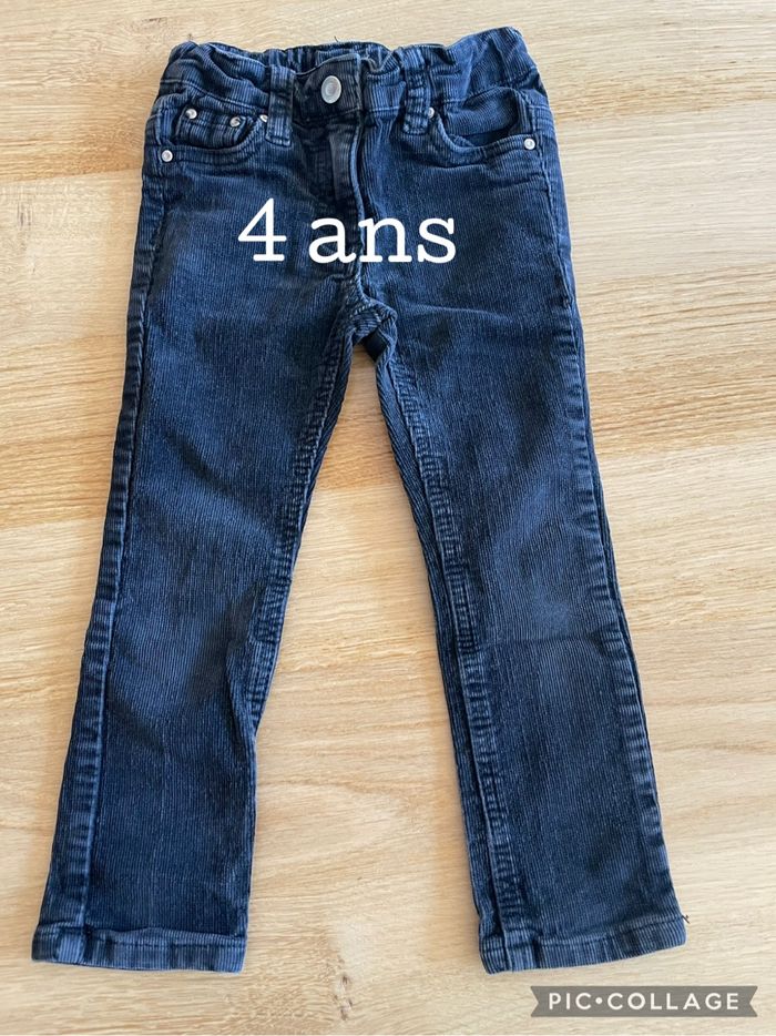 Pantalon velours 4 ans