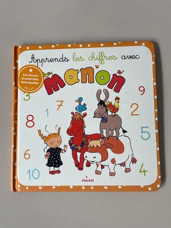 Livre d’apprentissage chiffres - apprends les chiffres avec Manon 