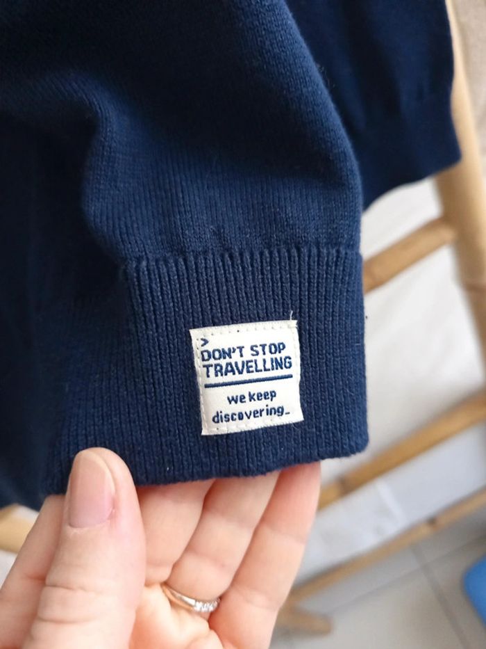 Pull bleu marine Gémo 14 ans - photo numéro 3