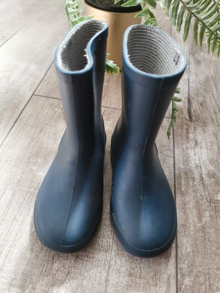 🌸Bottes de pluie taille 23 bleu marine Dunlop - photo numéro 3