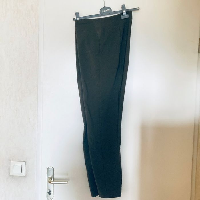 Pantalon skinny Mango Kaki - photo numéro 2