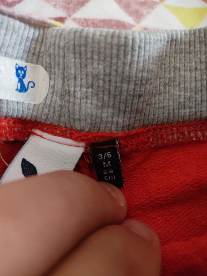 Ensemble short+tee-shirt taille 3-6 mois - photo numéro 3