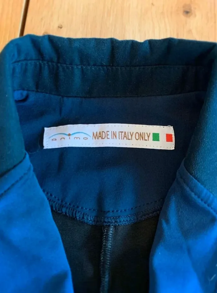 Veste  de Concours d’Équitation  Animo, Bleu  Marine, Taille  34 / XS,  Made in  Italy - photo numéro 7