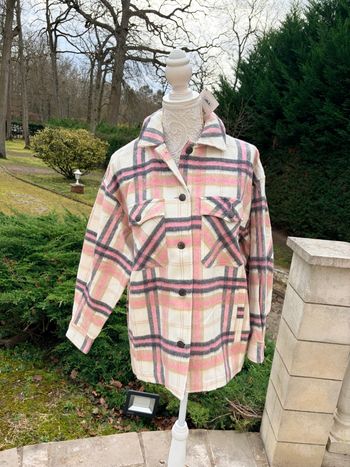 Veste à carreaux Zara neuve taille XS