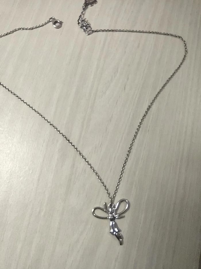Collier argenté fée Agatha