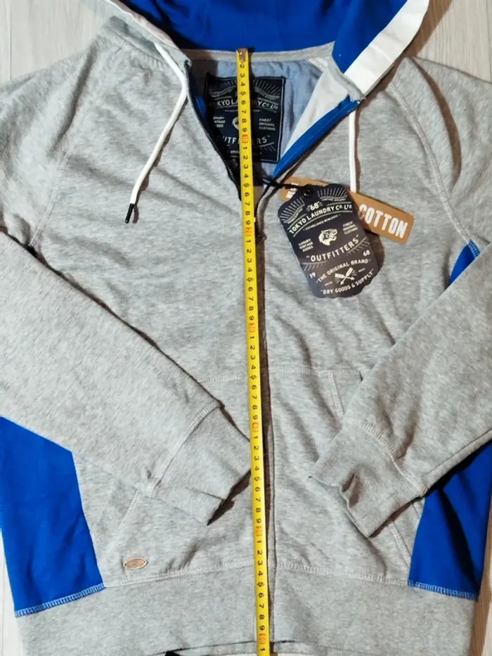 🧥 Sweat zippé Tokyo Laundry gris S/M neuf - photo numéro 8